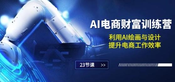 AI电商-财富训练营：利用AI绘画与设计，提升电商工作效率(23节课)-木白网创