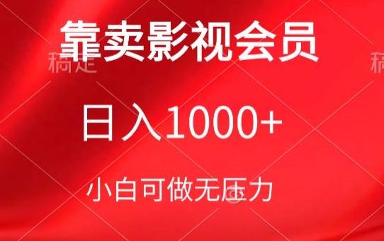 靠卖影视会员，日入1000+，落地保姆级教程，新手可学【揭秘】-木白网创