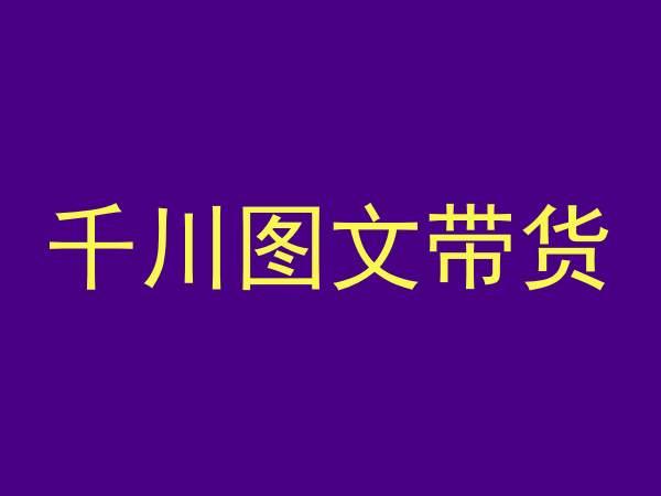 千川图文带货，测品+认知+实操+学员问题，抖音千川教程投放教程-木白网创