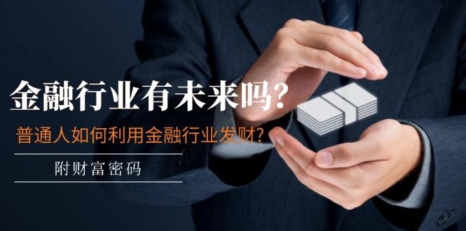 某付费文章：金融行业有未来吗？普通人如何利用金融行业发财?(附财富密码-木白网创