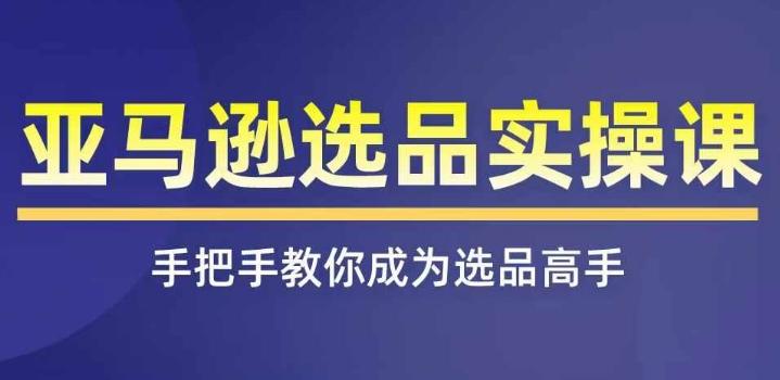 亚马逊选品实操课程，快速掌握亚马逊选品的技巧，覆盖亚马逊选品所有渠道-木白网创