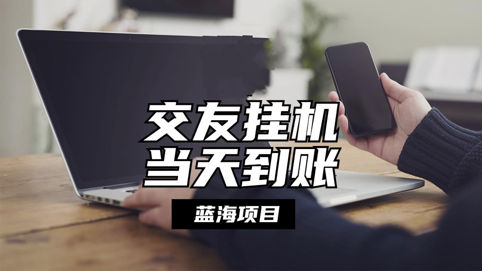 全自动交友软件挂机，单窗口每天稳定收益24左右，提现当天到账，有管道收益-木白网创