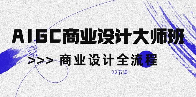 AIGC-商业设计大师班，商业设计全流程(22节课-木白网创