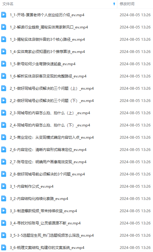图片[1]-实体店老板获客特训营：认知、定位、文案、矩阵、直播、AI等(72节-木白网创