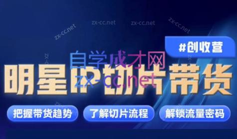 交个朋友·明星IP切片带货爆单营-木白网创