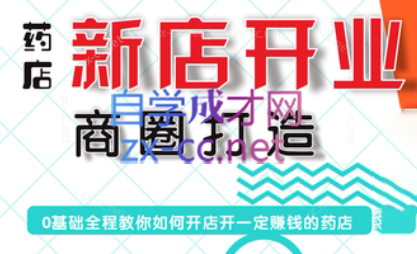 张云老师·药店新店开业商圈打造-木白网创