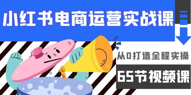 (9724期)小红书电商运营实战课，从0打造全程实操(65节视频课)-木白网创