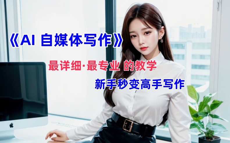 AI自媒体文章创作全网最详细教程，新手秒变写作高手，多方位发展-木白网创