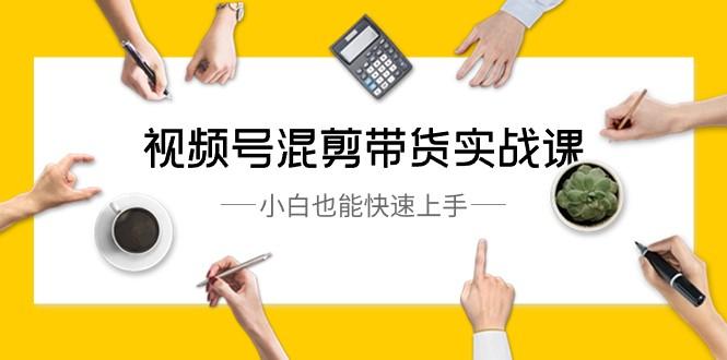 视频号混剪带货实战课，小白也能快速上手（10节课）-木白网创