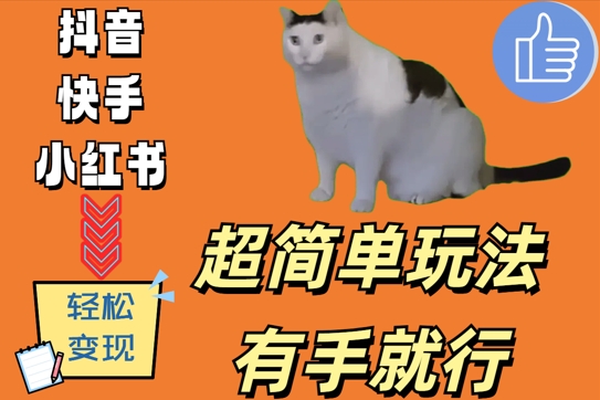 超简单玩法，有手就行，靠猫咪视频日入500+【揭秘】-木白网创