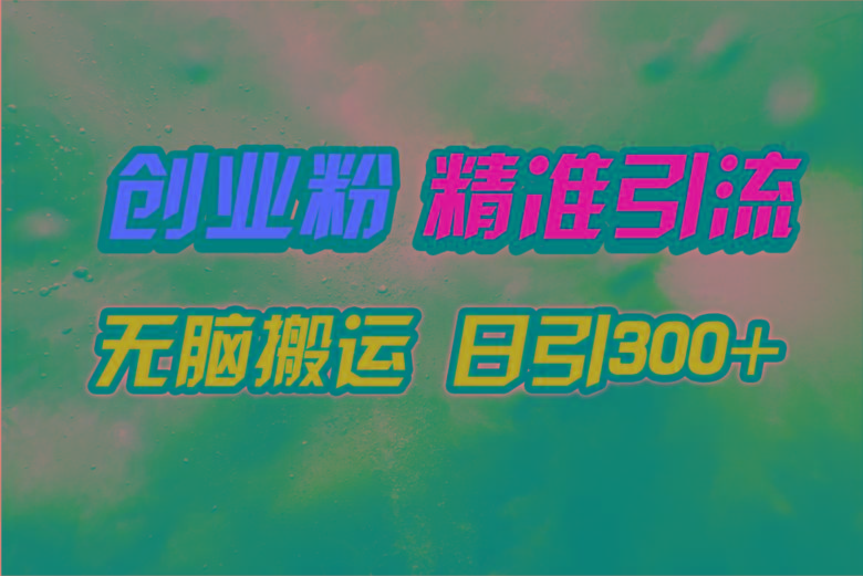 (9875期)视频号纯搬运日引300+创业粉教程！-木白网创