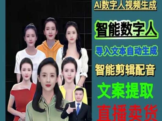 伍老师Ai数字人快速剪辑制作以及变现视频课-木白网创