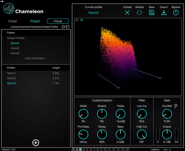 Accentize Chameleon(智能音频插件) v2.1.1 免费版-木白网创