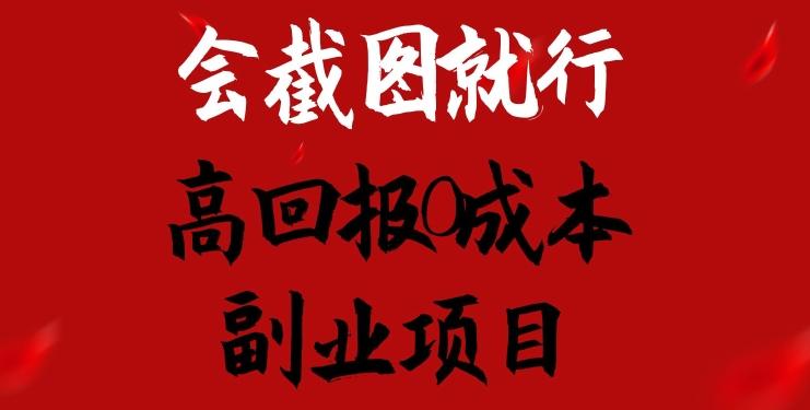 会截图就行，高回报0成本副业项目，卖离婚模板一天1.5k+【揭秘】-木白网创