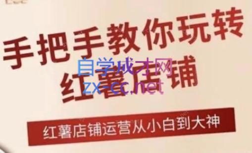 海燕老师·2024手把手教你玩转红薯店铺-木白网创