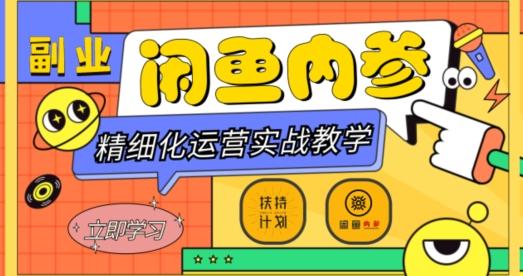 闲鱼精细化运营入门+高阶实战教学，从底层逻辑到轻松变现，多维度玩转闲鱼副业-木白网创