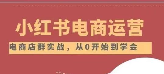 小红书店铺运营从小白到大神2.0，从入门到精通-木白网创