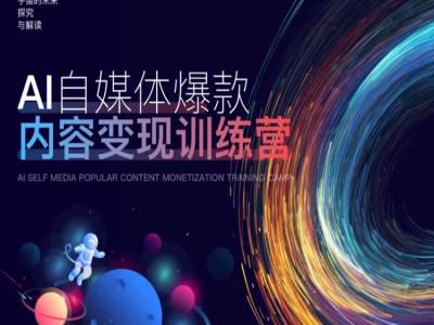 AI自媒体爆款内容变现训练营，20%底层逻辑，60%实操方法，20%案例拆解(即学即用)-木白网创