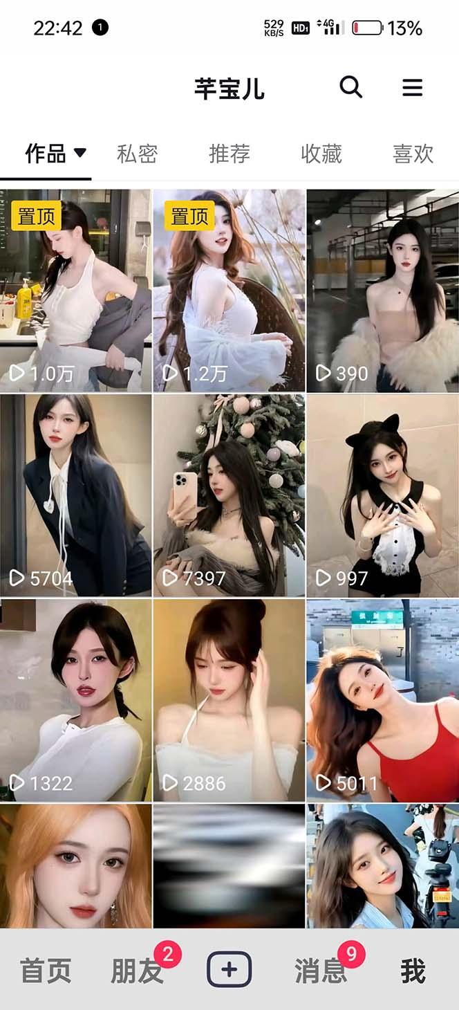 图片[2]-利用AI美女视频引粉，单号日引2000+，新手也能干(教程+软件)-木白网创