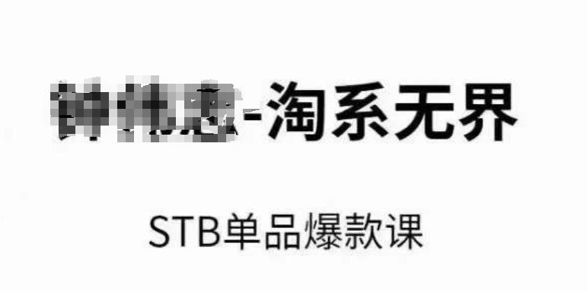 淘系无界STB单品爆款课(2024)，付费带动免费的核心逻辑，万相台无界关键词推广/精准人群的核心-木白网创