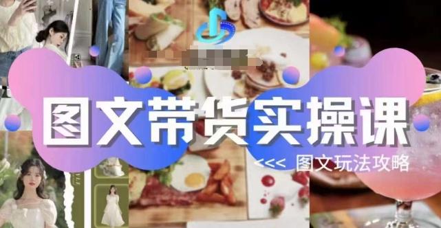图文带货实操课，图文玩法攻略玩法-木白网创