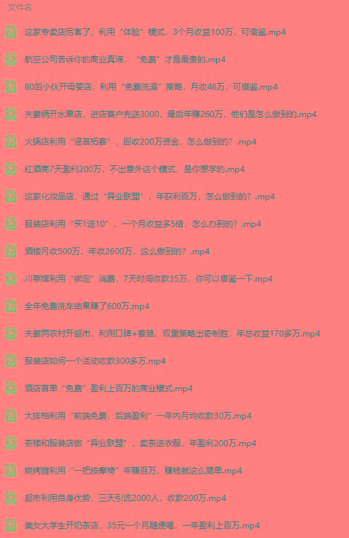 图片[5]-(9607期)真实有效391套商业模式，年入几十到几百万案例解析(电子书+视频+图文)-木白网创