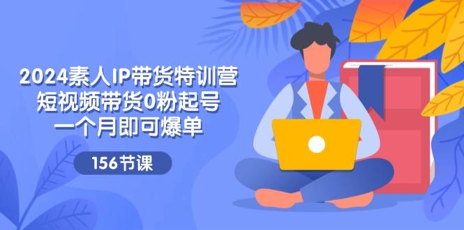 2024素人IP带货特训营，短视频带货0粉起号，一个月即可爆单(156节-木白网创