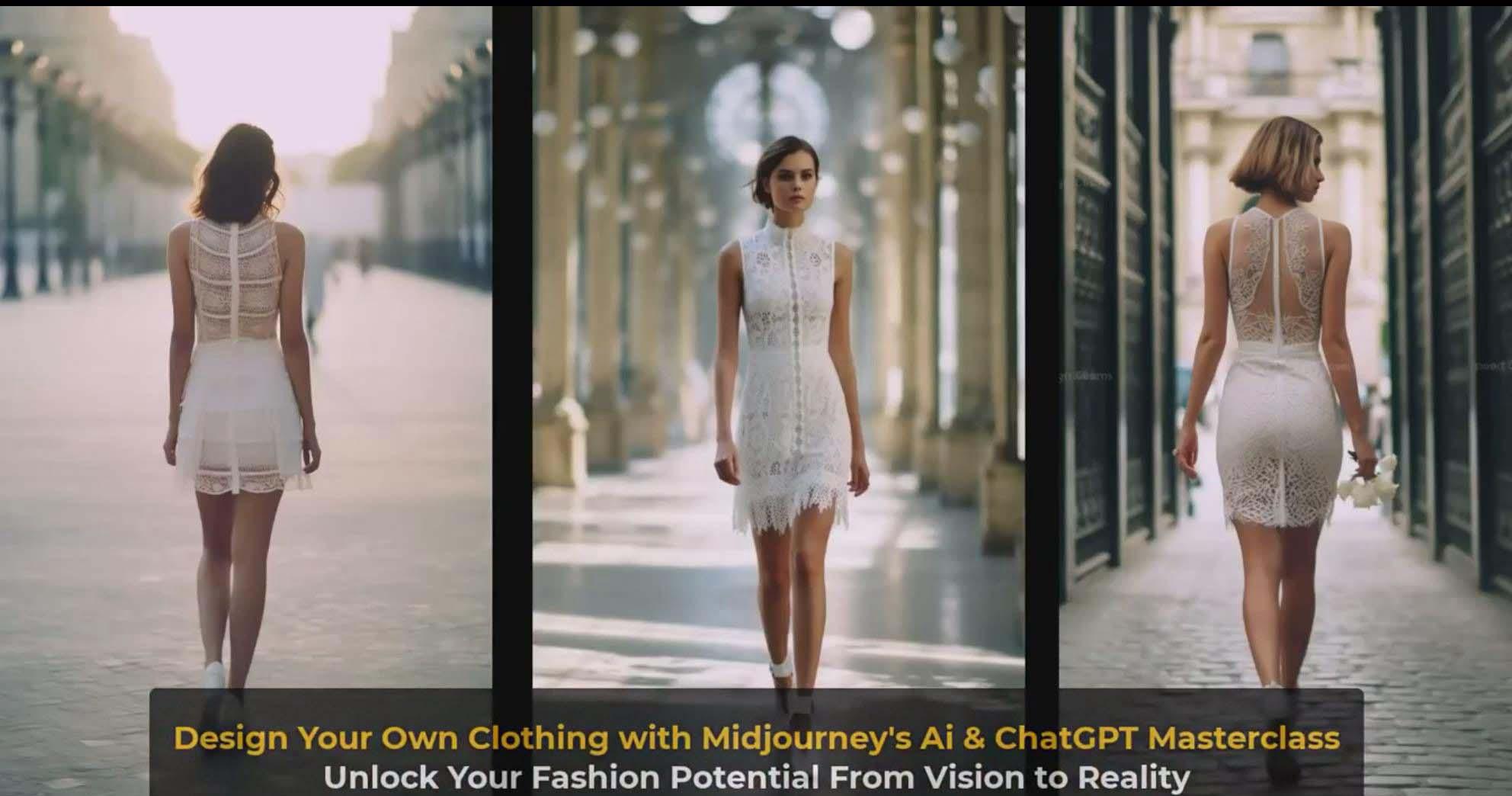 图片[2]-利用 Midjourneys Ai 人工智能设计自己的服装AI大师班-10节课-中英字幕-木白网创