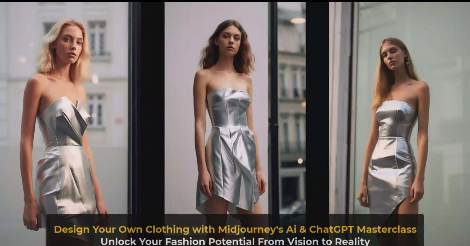 图片[8]-利用 Midjourneys Ai 人工智能设计自己的服装AI大师班-10节课-中英字幕-木白网创