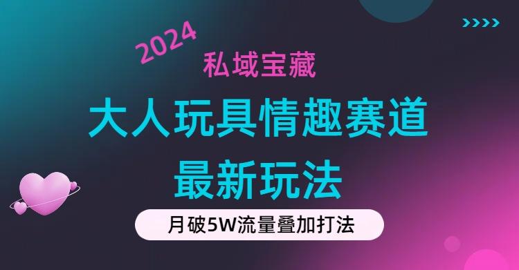 私域宝藏：大人玩具情趣赛道合规新玩法，零投入，私域超高流量成单率高-木白网创
