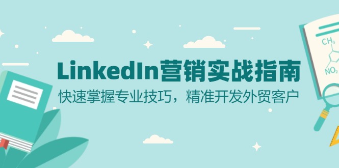 LinkedIn 营销实战指南：快速掌握专业技巧，精准开发外贸客户-木白网创