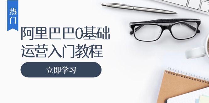 阿里巴巴运营零基础入门教程：涵盖开店、运营、推广，快速成为电商高手-木白网创