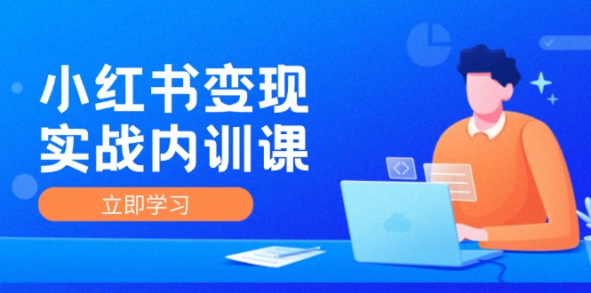 小红书变现实战内训课，0-1实现小红书-IP变现 底层逻辑/实战方法/训练结合-木白网创