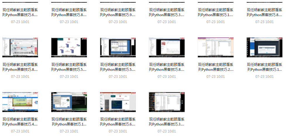 Python黑客技巧课程-木白网创