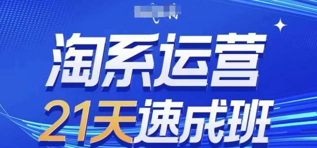 淘系运营21天速成班(更新24年7月)，0基础轻松搞定淘系运营，不做假把式-木白网创