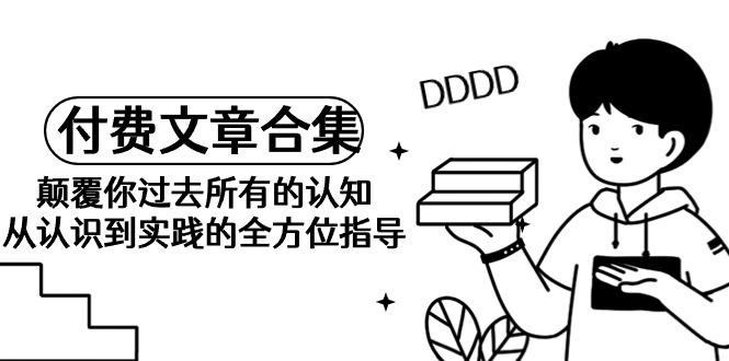 (9646期)《某公众号付费文章合集》颠覆你过去所有的认知 从认识到实践的全方位指导-木白网创