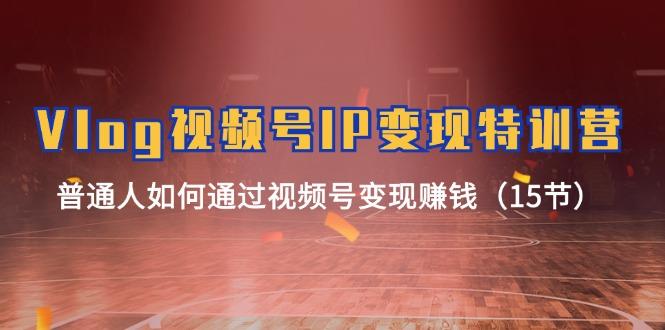 Vlog 视频号IP变现特训营，普通人如何通过视频号变现赚钱(15节-木白网创