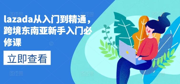 lazada从入门到精通，跨境东南亚新手入门必修课-木白网创