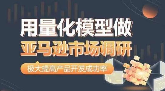 用量化模型做亚马逊市场调研，从数据出发，更高效更准确做判断，极大提高产品开发成功率-木白网创