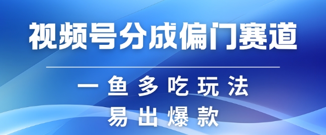 视频号创作者分成计划偏门类目，容易爆流，实拍内容简单易做【揭秘】-木白网创