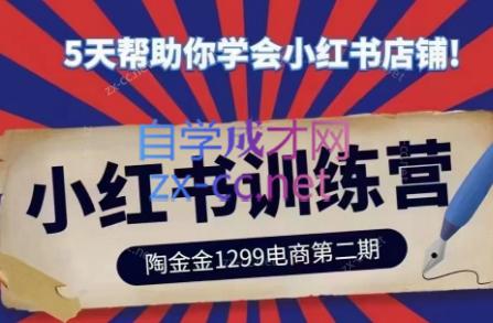陶金金·小红书训练营(第二期)-木白网创