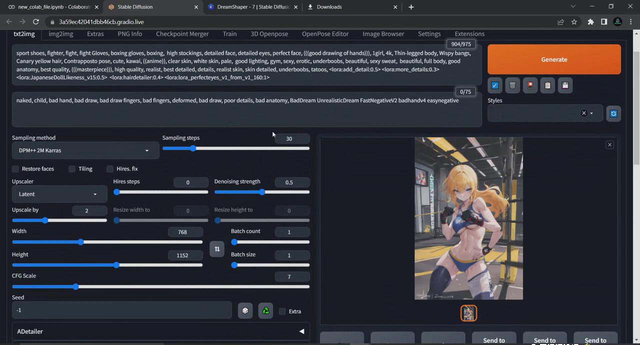 图片[4]-利用Stable Diffusion创建动漫艺术图像使用AI绘画赚钱-中英字幕-木白网创